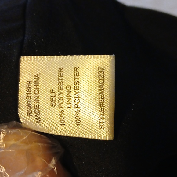 WITCHCRAFT! A size M body con ragged hem dress by JS, black w/white polka dots. - Picture 8 of 14